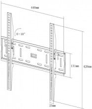 Настенное крепление    X-DIGITAL STEEL 22-42" ST315 Black
