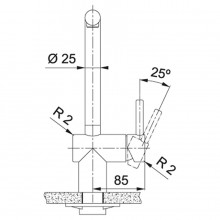 FRANKE ATLAS NEO нержавеющая сталь 115.0521.435