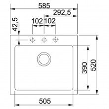 FRANKE MARIS MRG 610-58 (114.0502.831) БЕЖЕВЫЙ