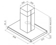 ELICA JOY ISLAND BLIX/A/90X60