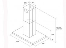 ELICA SPOT PLUS ISLAND IX/A/60x90